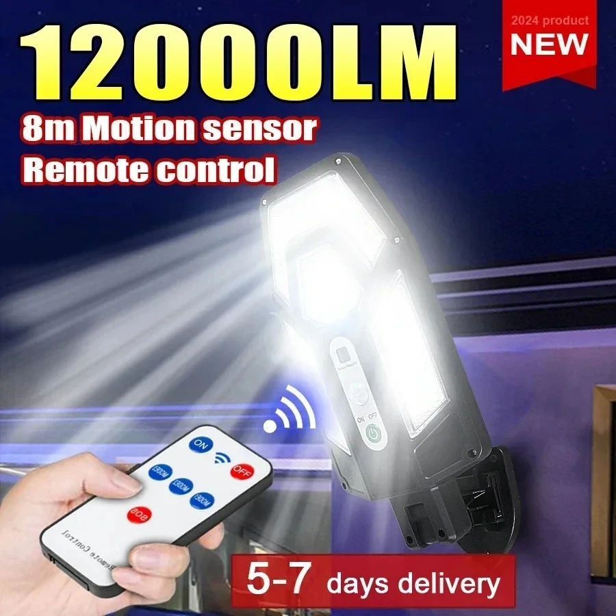 Outdoor Powerwall - 12000LM Powerful Solar Wall Lamp with
