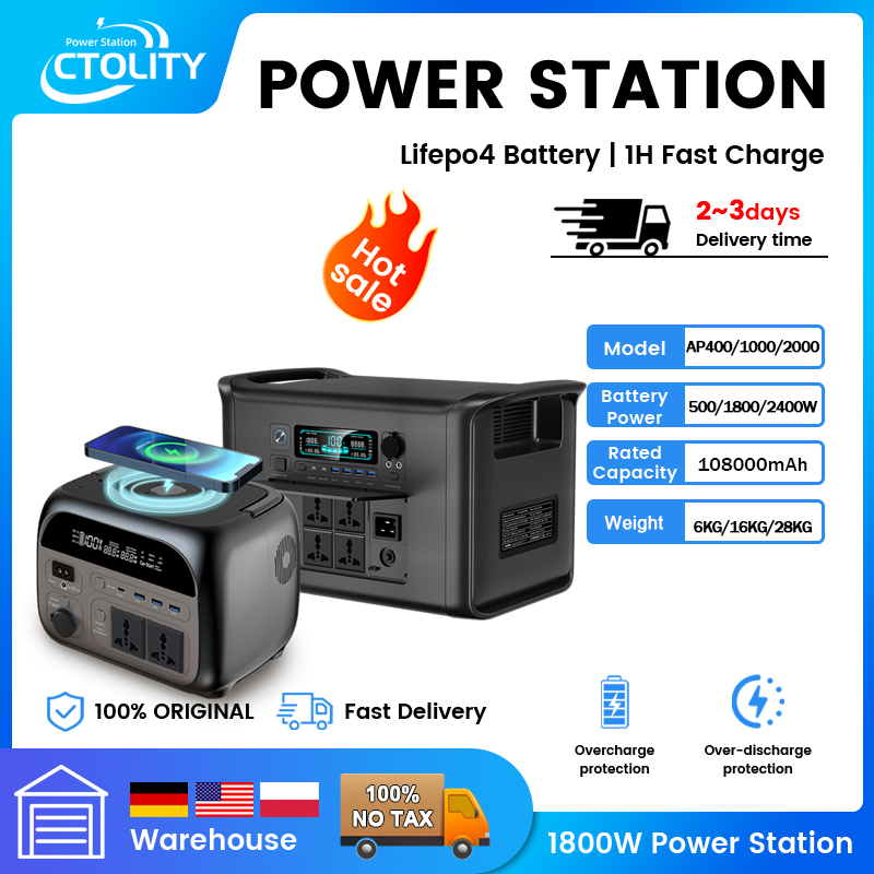 Outdoor Powerwall - Ctolity Power Stations for Camping Equipment