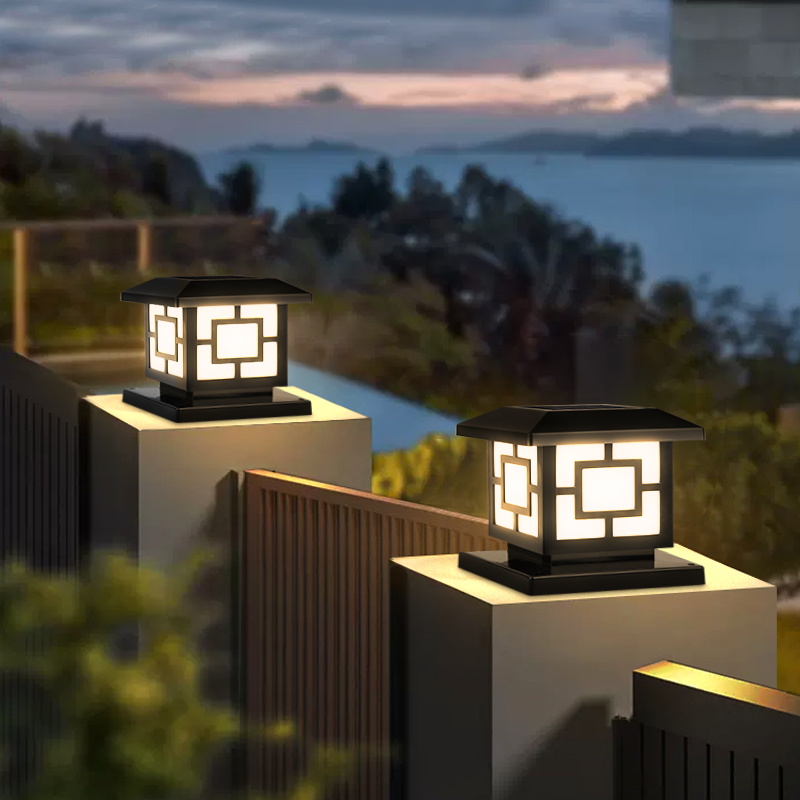 LED Solar Lights Outdoors Wate - Outdoor Power Post review and price