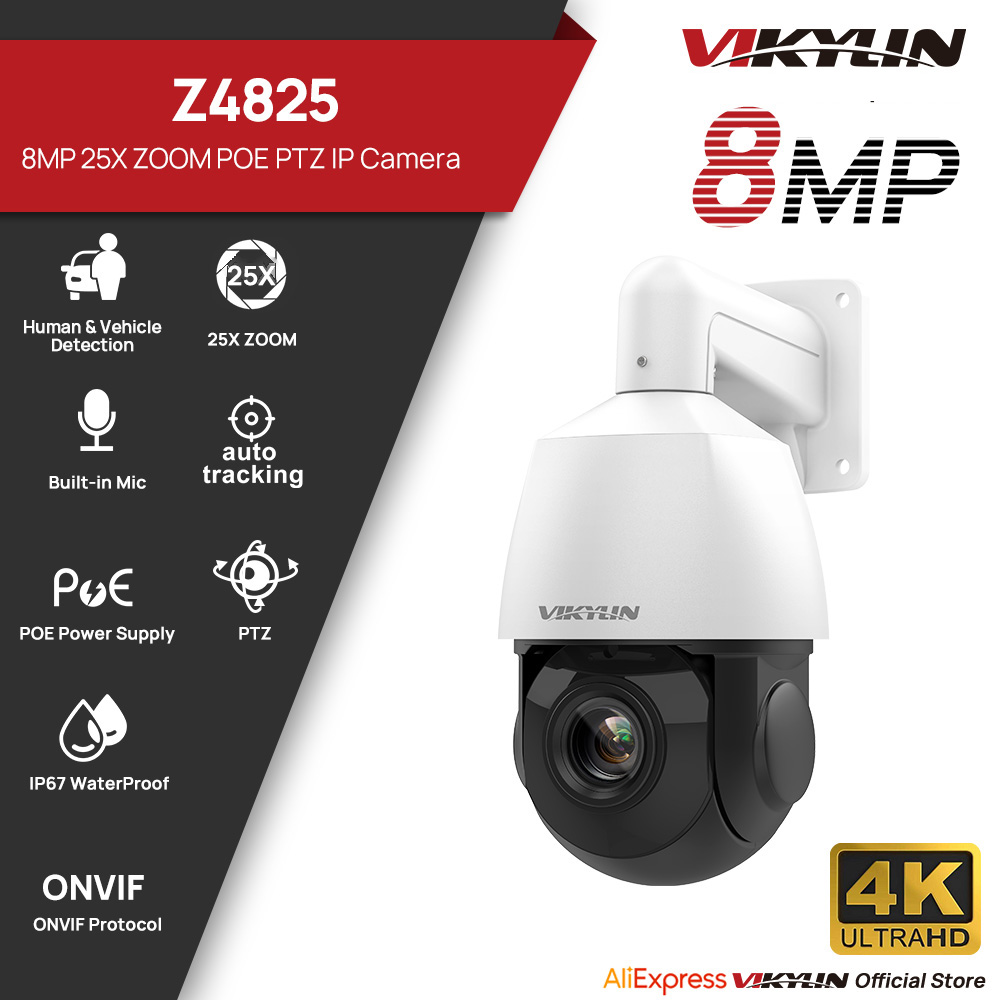 Vikylin 4K 8MP PTZ 25X Zoom 10 - Outdoor Power G Motion review and price