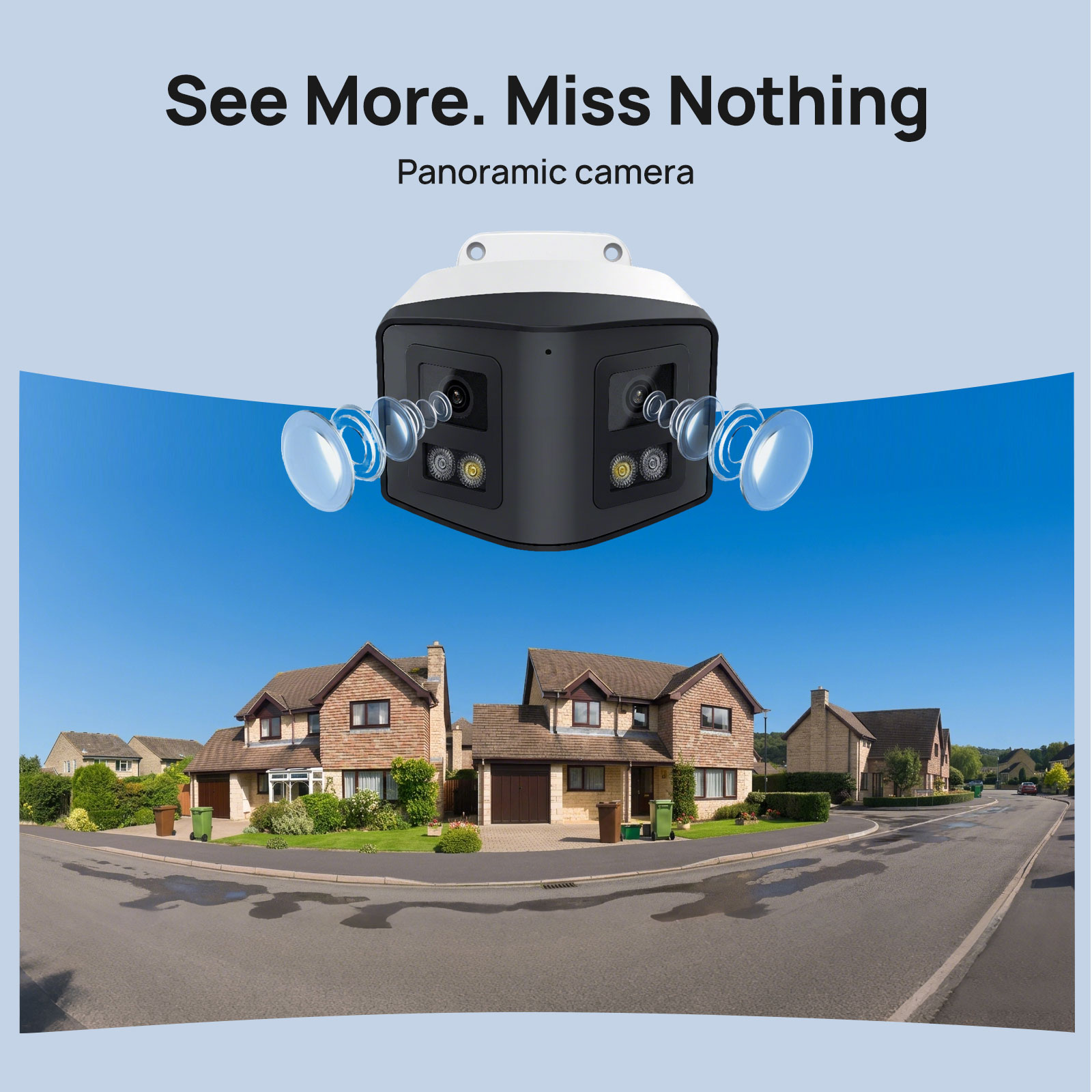 VIKYLIN 170° Panoramic Securit - Outdoor Power G Motion review and price