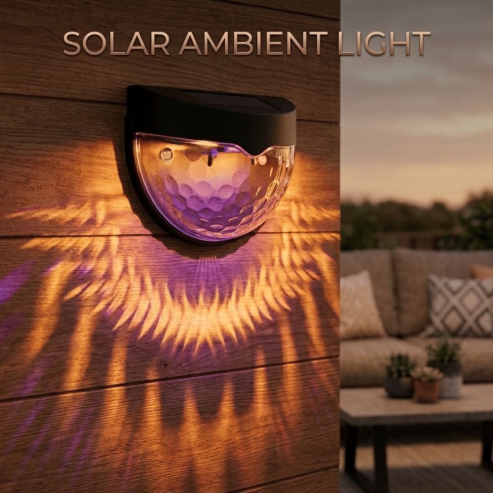 6 Pack RGB Solar Fence Lights, - Outdoor Power Post review and price