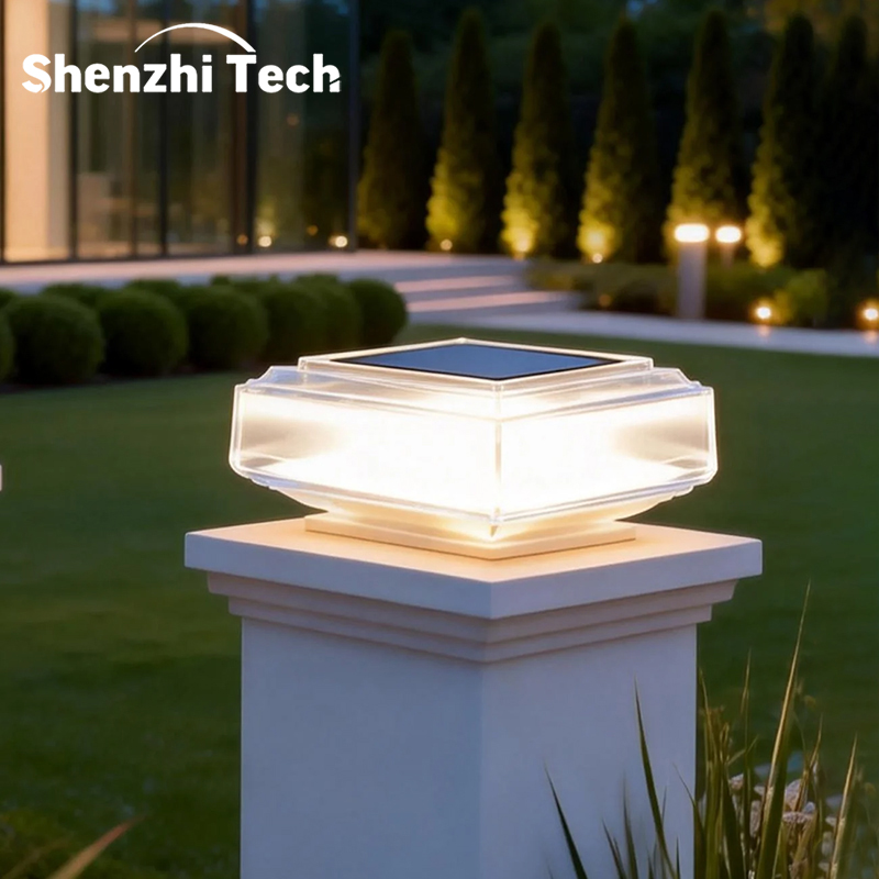 Modern Transparent Solar Post  - Outdoor Power Post review and price