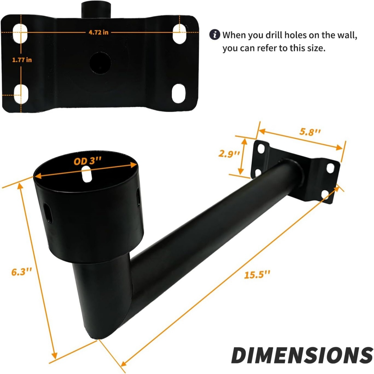 90 Degree Wall Mount Bracket L - Outdoor Power Post review and price