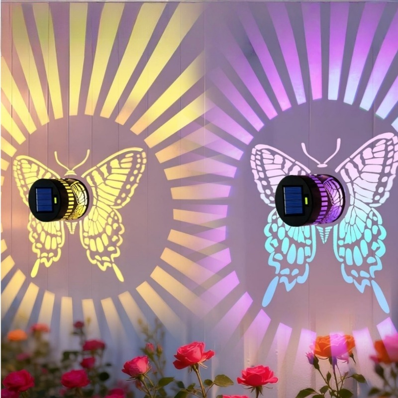 Decorative Solar Butterfly Lig - Outdoor Power Post review and price