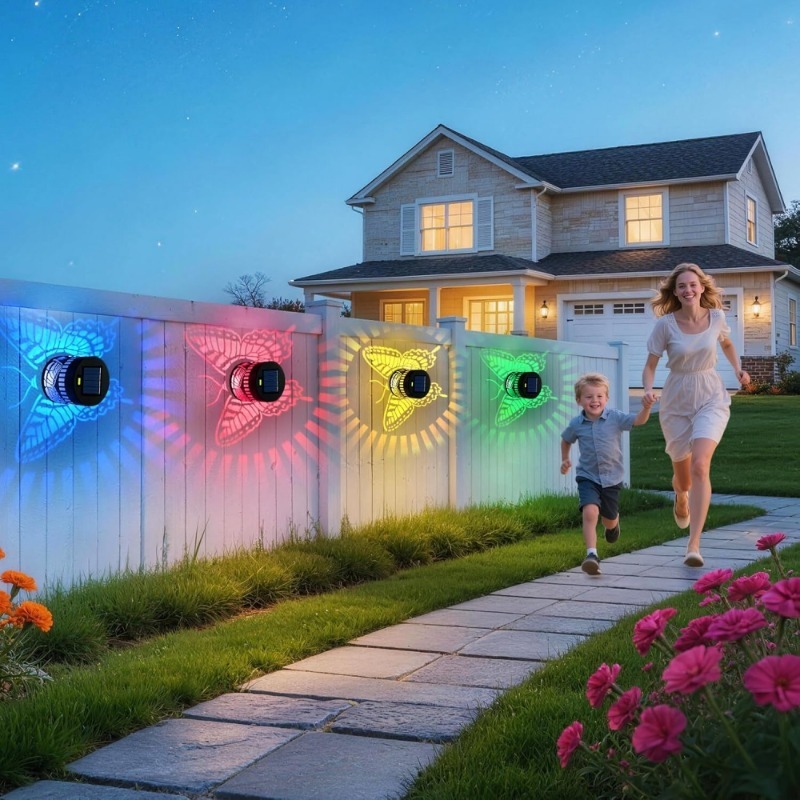 Decorative Solar Butterfly Lig - Outdoor Power Post review and price