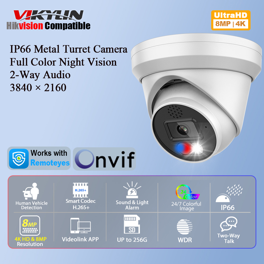 Vikylin 4K 8MP Alarm Full Colo - Outdoor Power G Motion review and price
