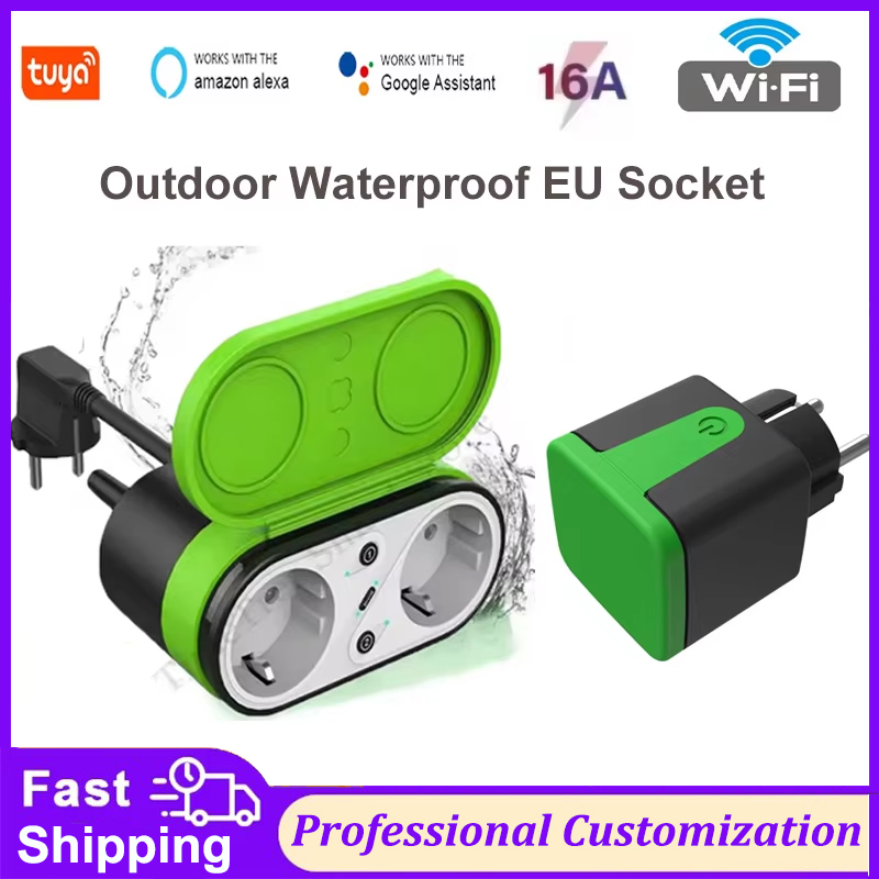 Tuya EU 16A Wifi Smart Outdoor - Outdoor Power Outlet review and price