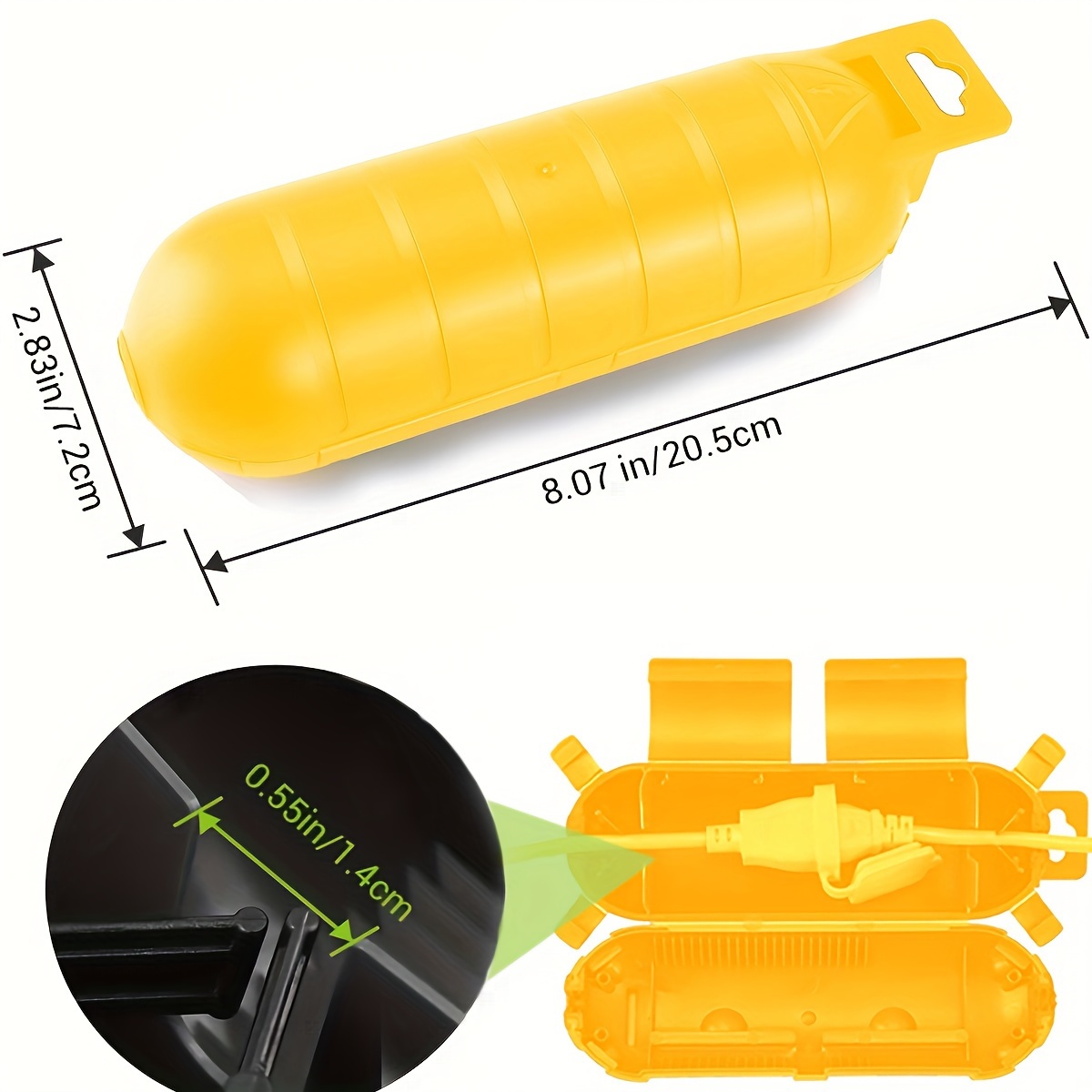 Extension Yellow Cord Safety C - Outdoor Power Extension review and price