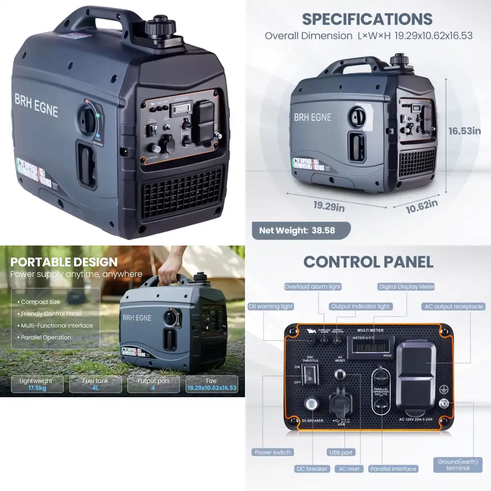 YHS 2500W 3kW Silent Type Inve - Portable Generator Inverter review and price
