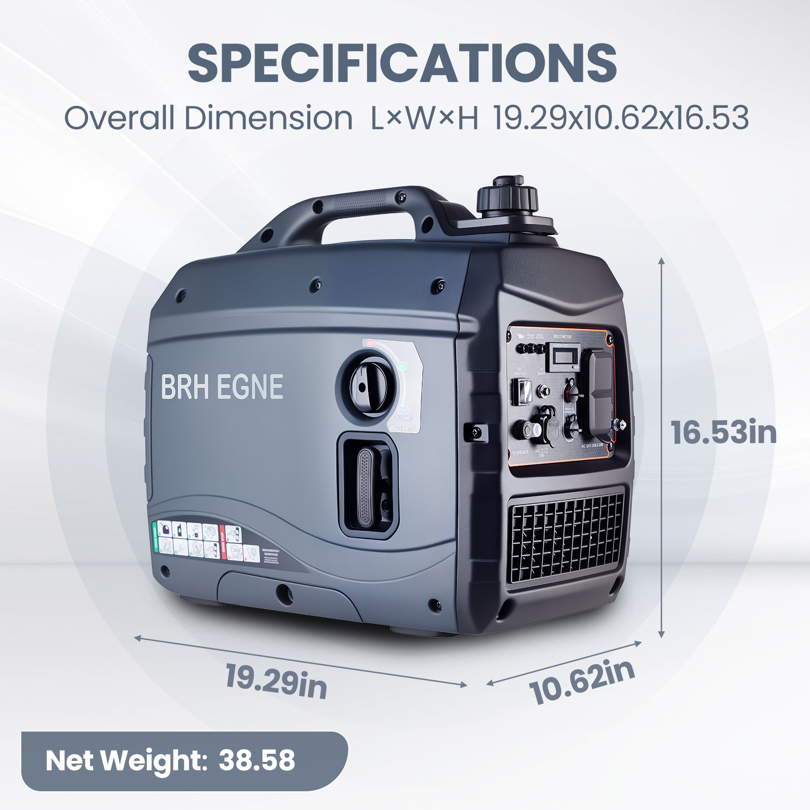 YHS 2500W 3kW Silent Type Inve - Portable Generator Inverter review and price