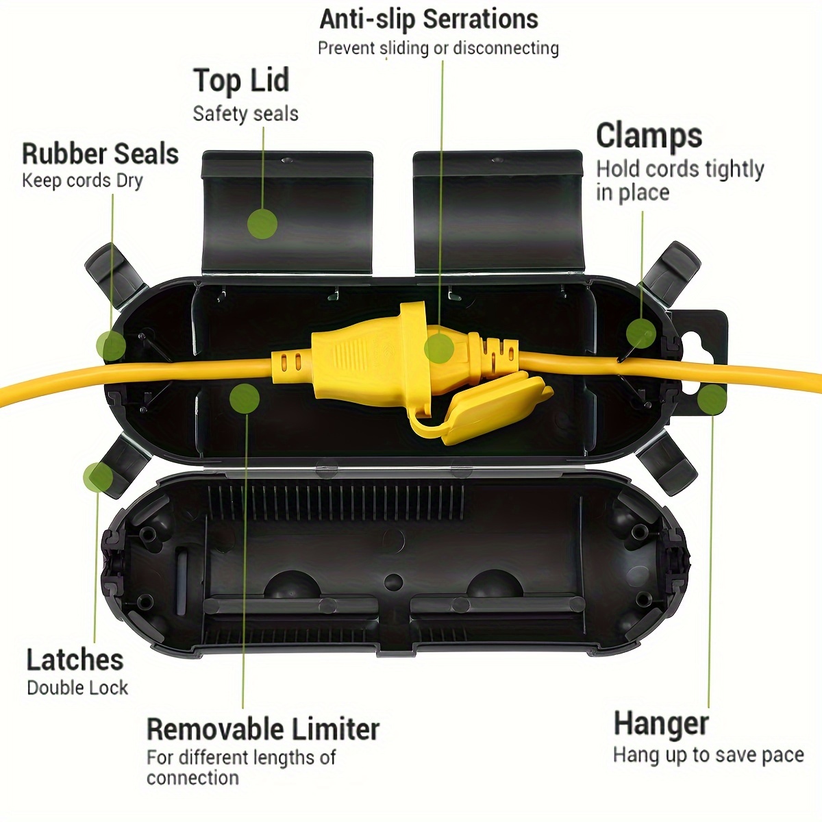 Extension Cord Plug Connection - Outdoor Power Extension review and price