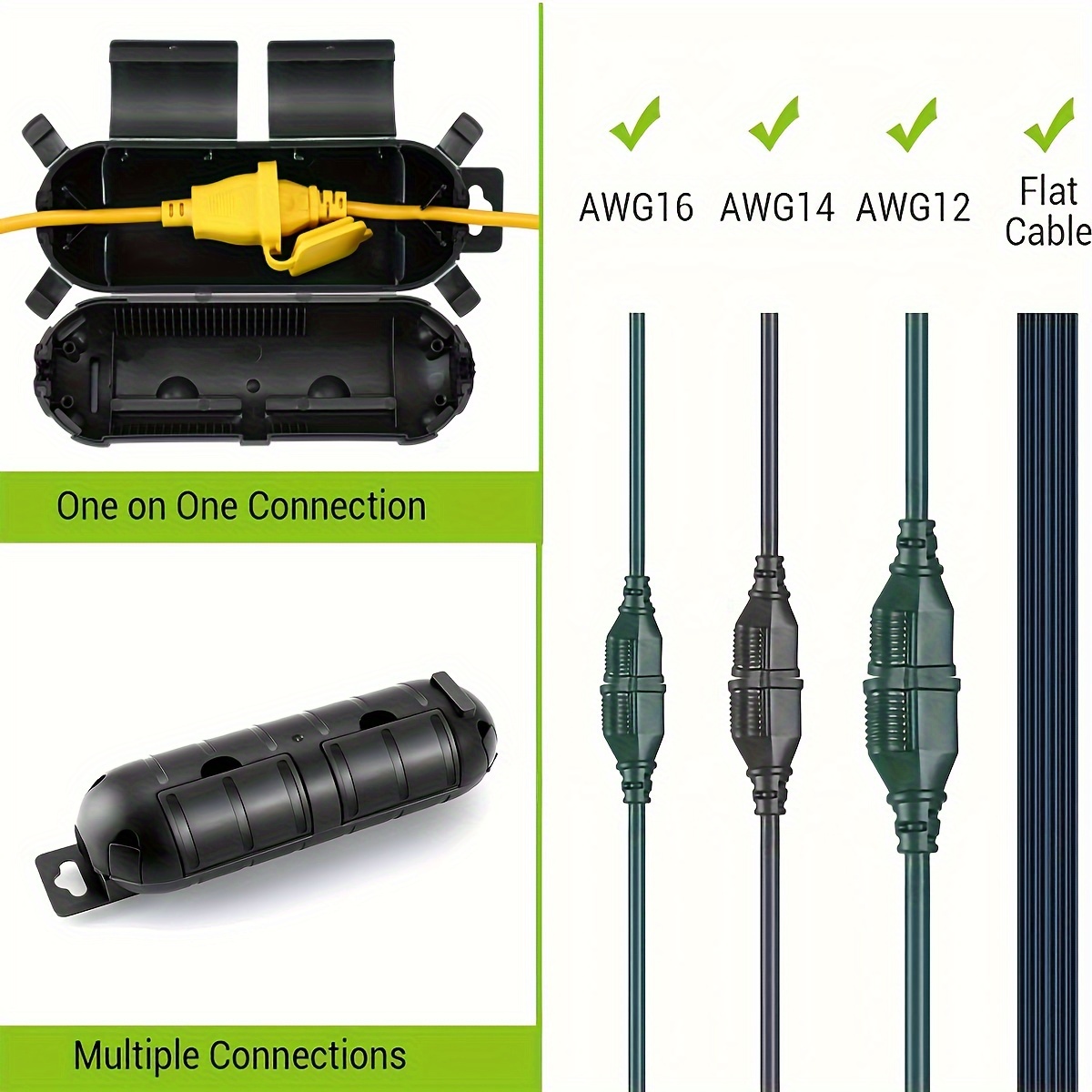 Extension Cord Plug Connection - Outdoor Power Extension review and price