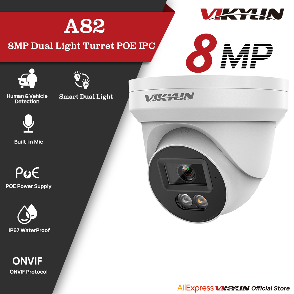 VIKYLIN 8MP IP Security Camera - Outdoor Power G Motion review and price