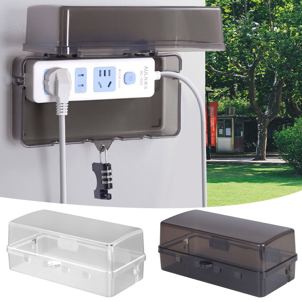 Durable Plastic Plug Box Anti- - Outdoor Power Extension review and price