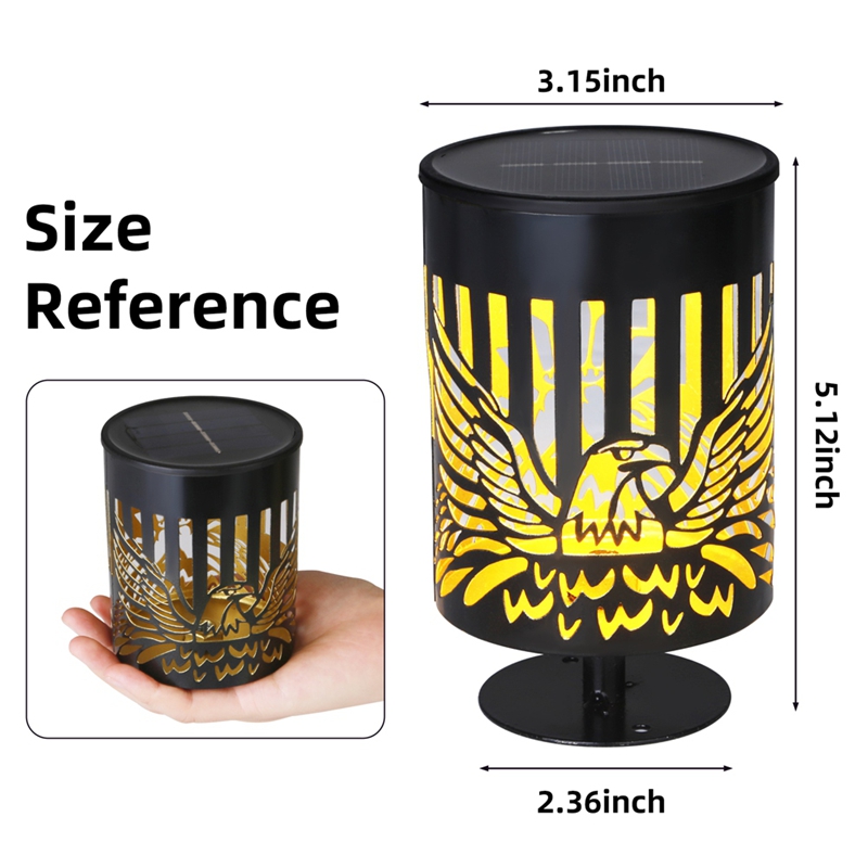 2 Pack Solar Fence Lights Meta - Outdoor Power Post review and price