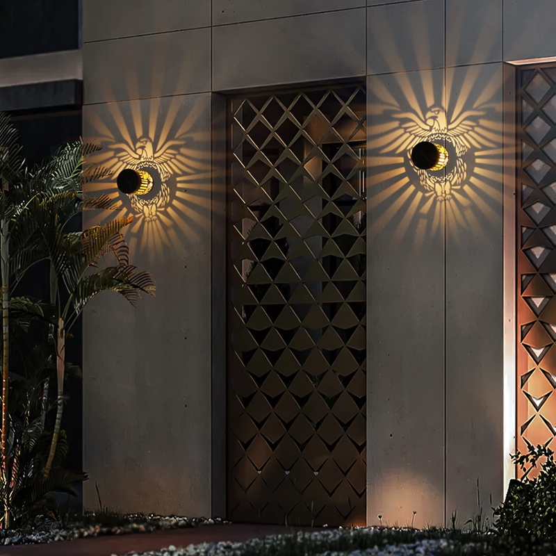 2 Pack Solar Fence Lights Meta - Outdoor Power Post review and price