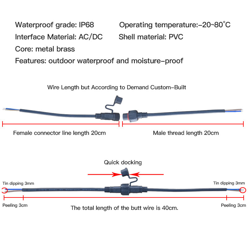 Male Female Extension Wire Con - Outdoor Power Extension review and price