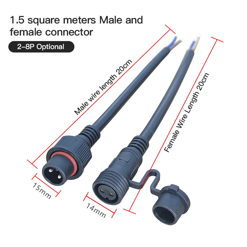 Male Female Extension Wire Con - Outdoor Power Extension review and price