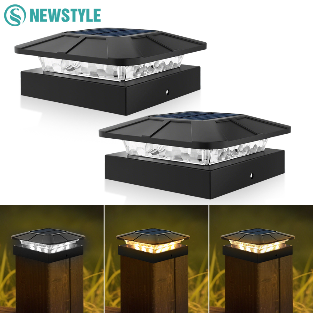 Outdoor Solar Post Cap Lights  - Outdoor Power Post review and price
