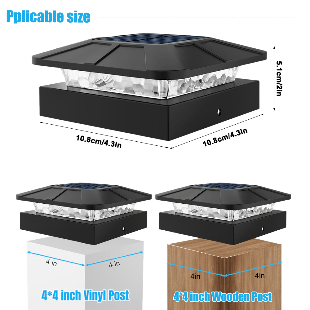 Outdoor Solar Post Cap Lights  - Outdoor Power Post review and price