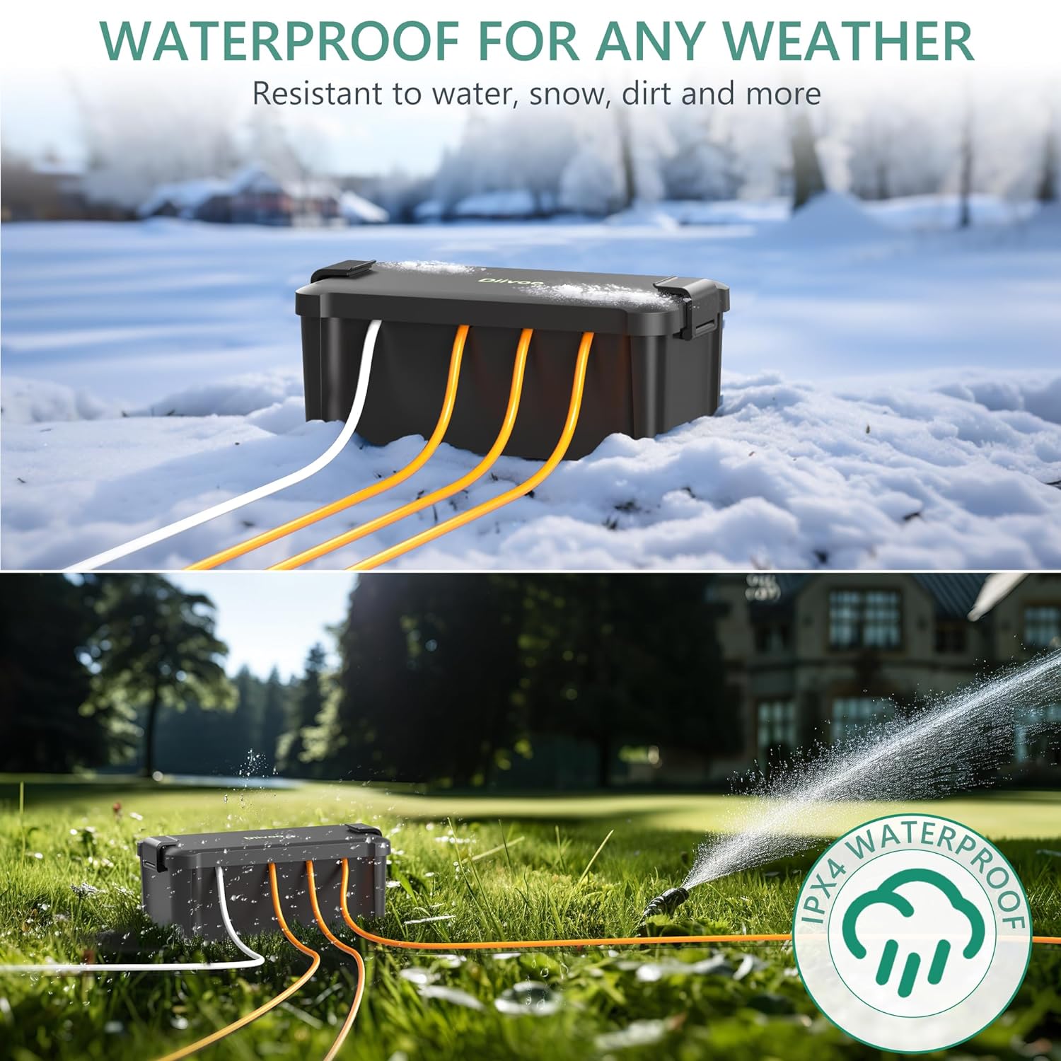 Diivoo Outdoor Waterproof Elec - Outdoor Power Extension review and price