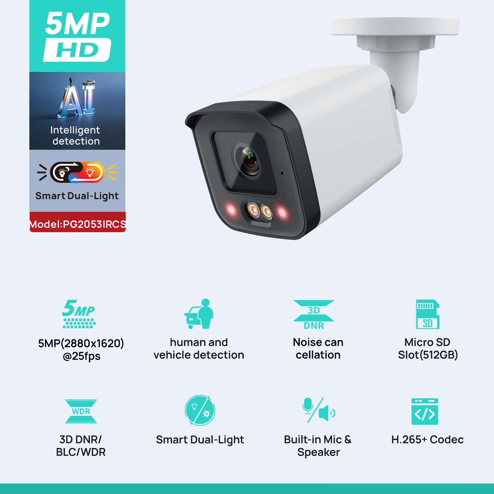 VIKYLIN IP Security Camera 5MP - Outdoor Power G Motion review and price