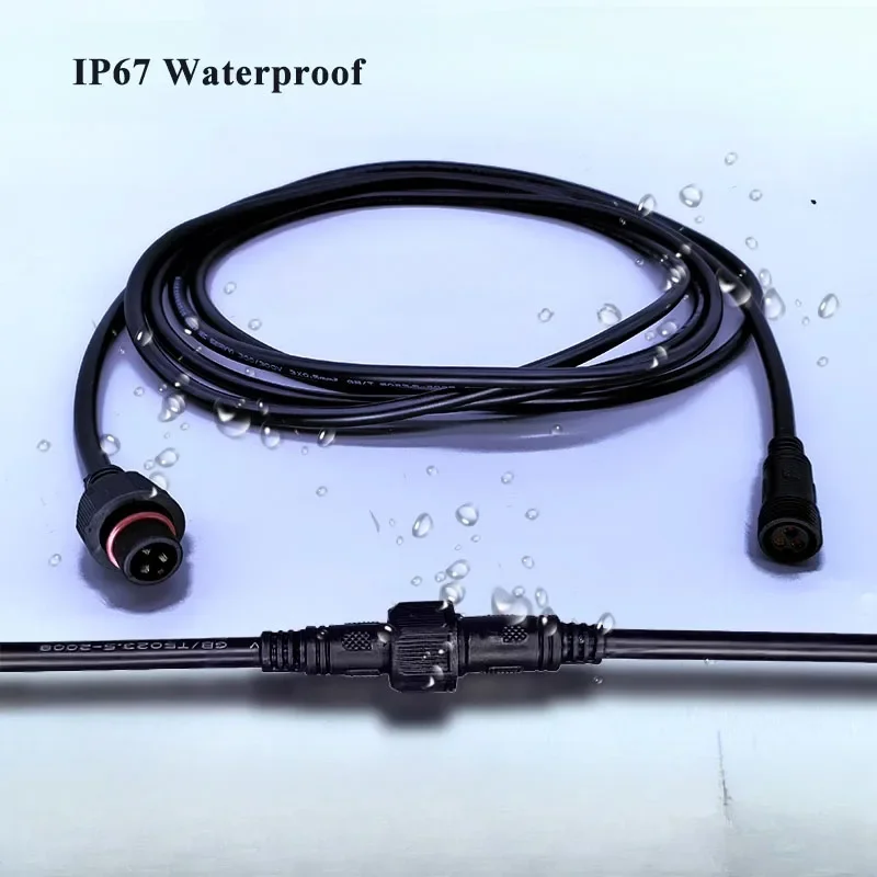 IP67 Waterproof 2 3 4 5 6 7 8  - Outdoor Power Extension review and price