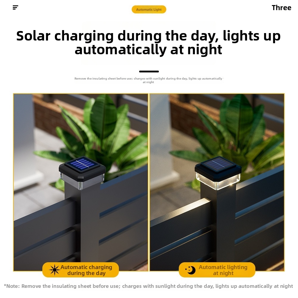 IP65 Waterproof Solar LED Post - Outdoor Power Post review and price