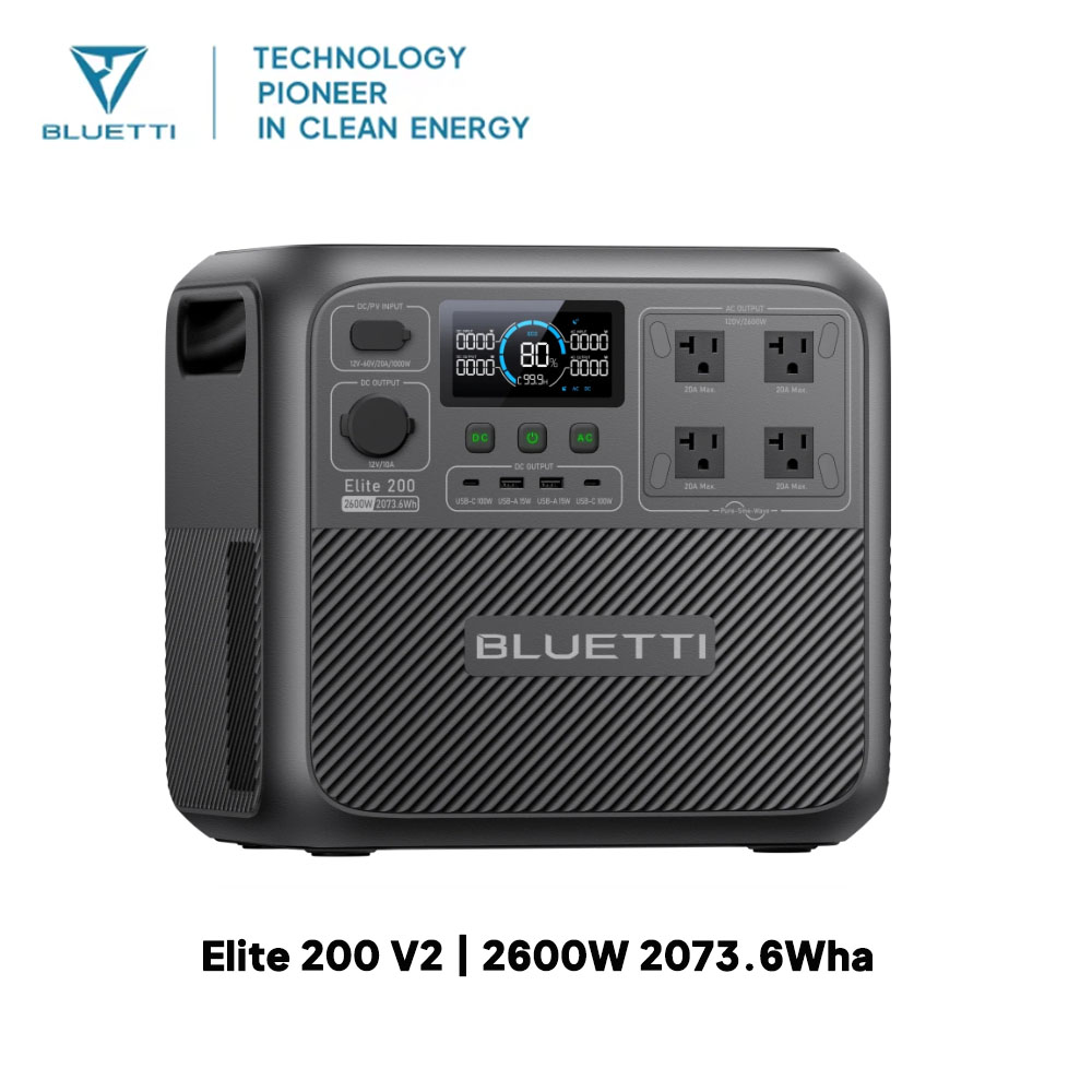【Renew】BLUETTI Elite 200 V2 Po - Outdoor Power Generator review and price