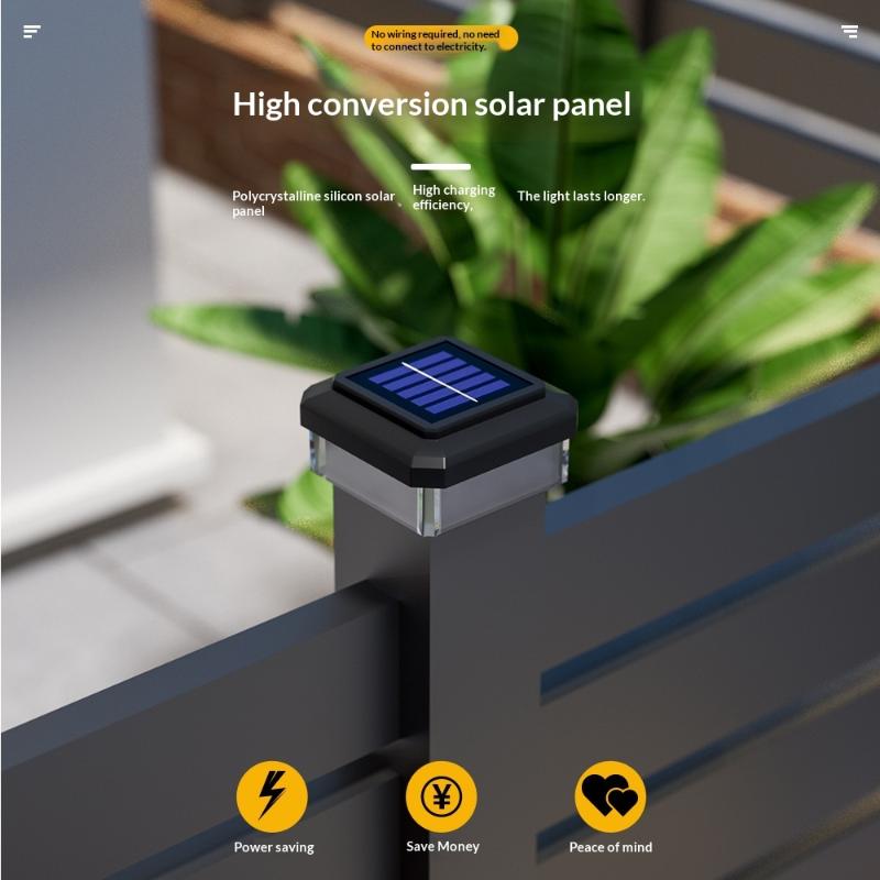 Solar LED Post Cap Light for O - Outdoor Power Post review and price