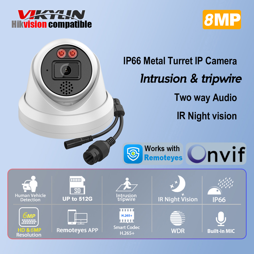 Vikylin 8MP IR Night Vision IP - Outdoor Power G Motion review and price