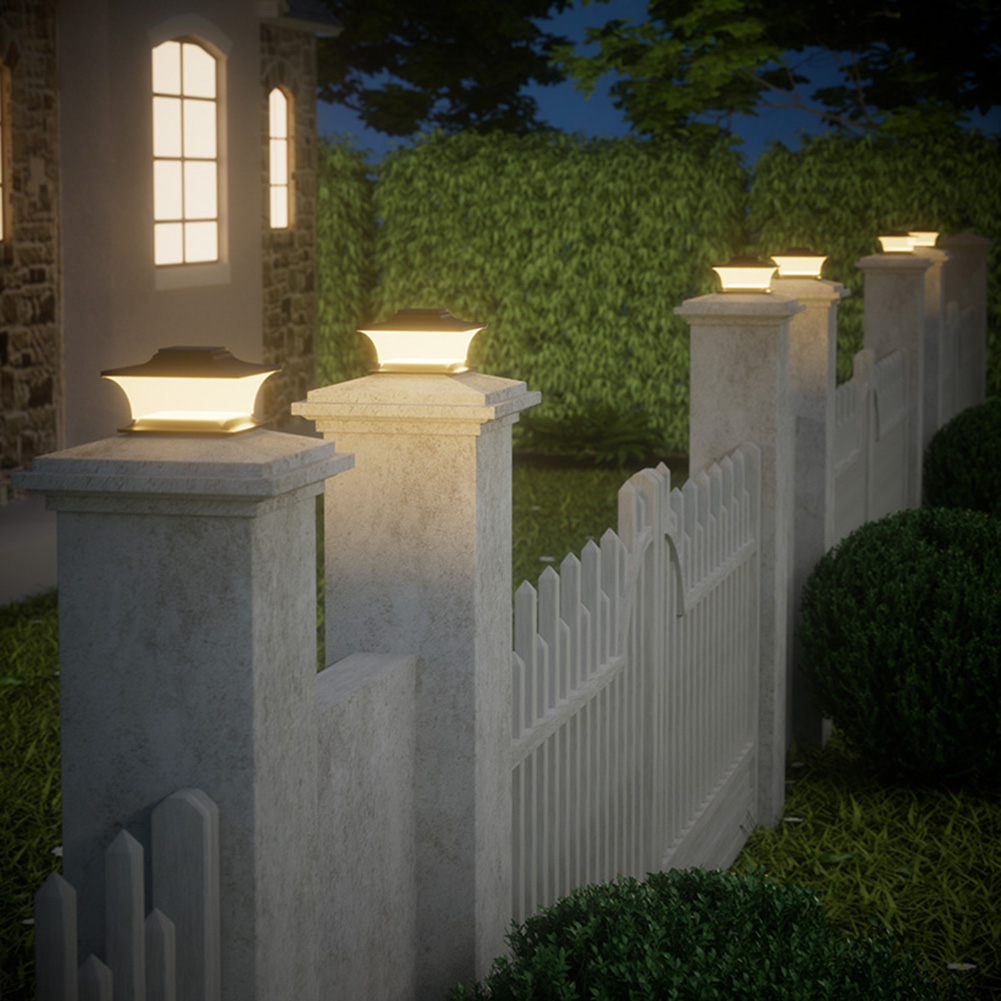 Solar Post Cap Light LED Fence - Outdoor Power Post review and price