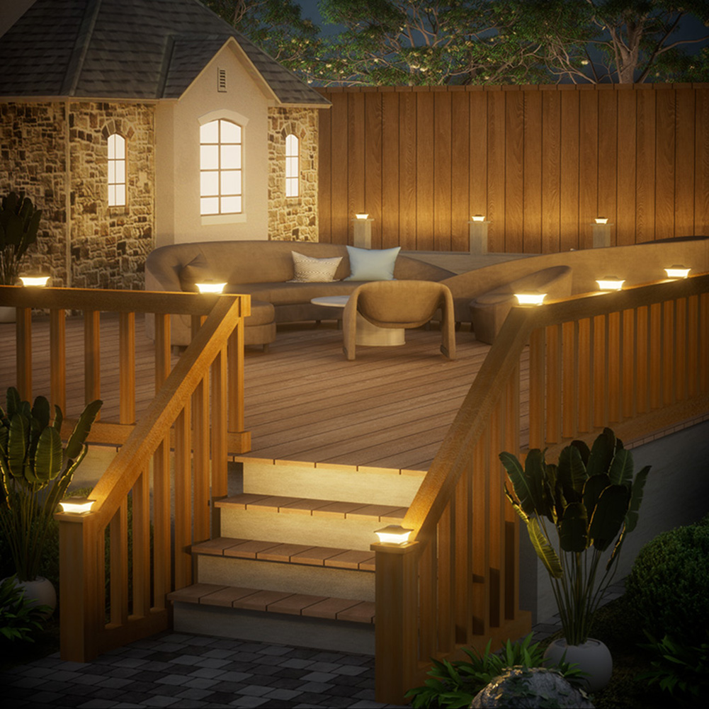 Solar Post Cap Light LED Fence - Outdoor Power Post review and price