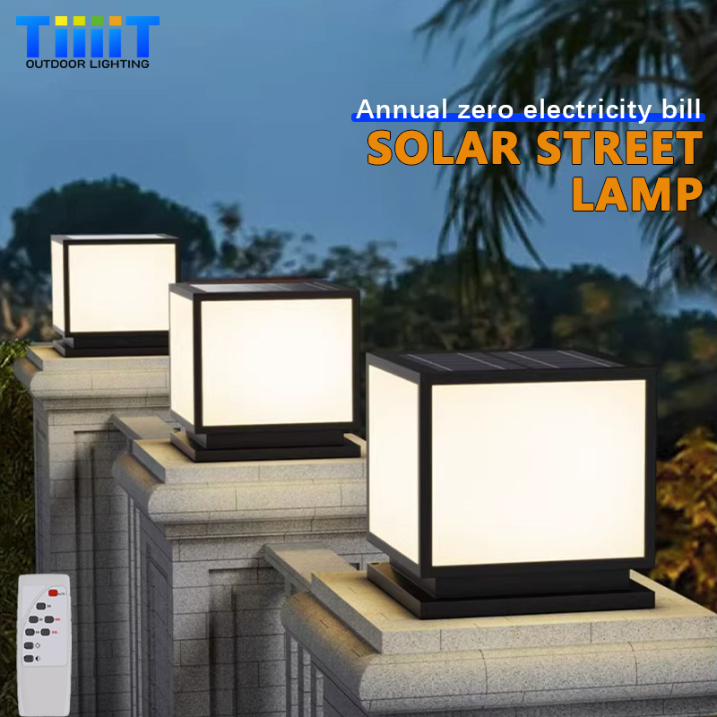 Outdoor LED Solar Column Light - Outdoor Power Post review and price