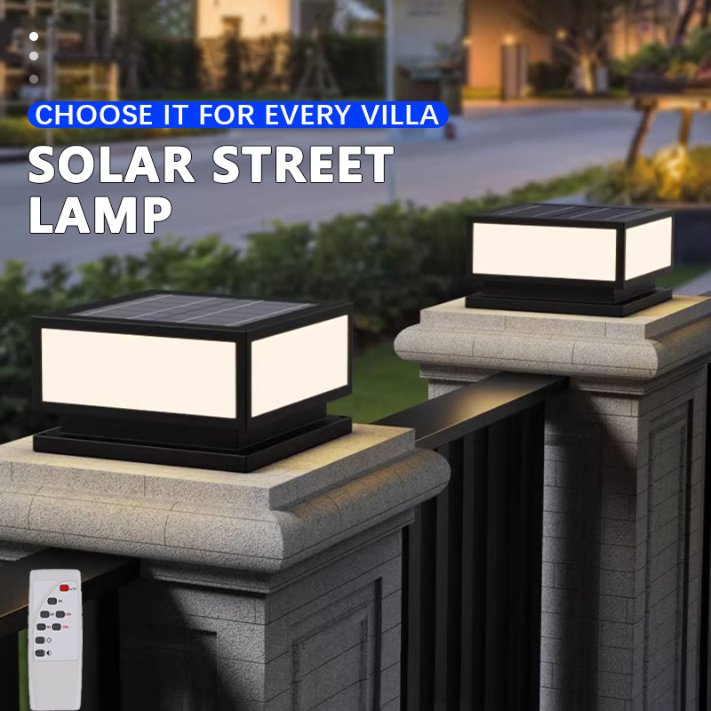 Outdoor LED Solar Column Light - Outdoor Power Post review and price